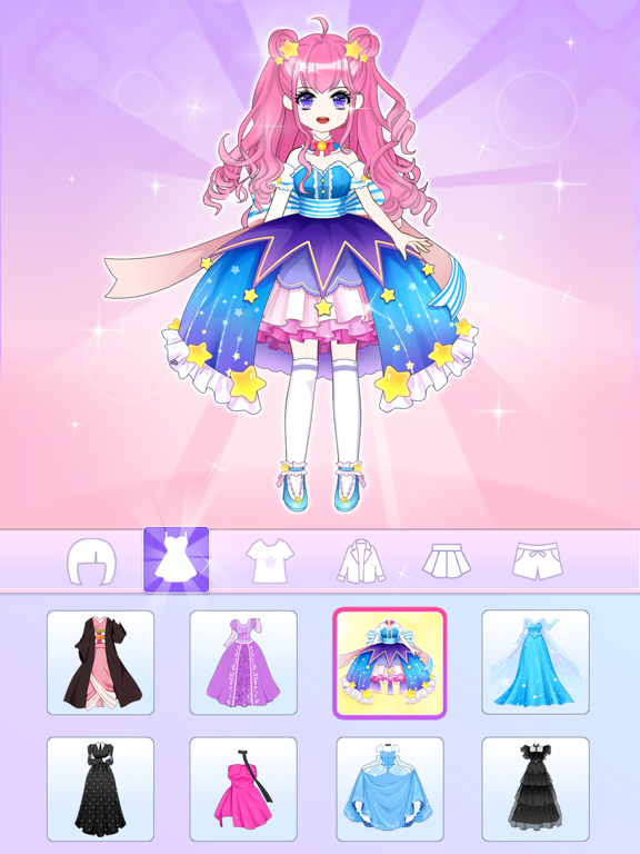 Tangkapan layar Shining Anime: Star Princess iPad 