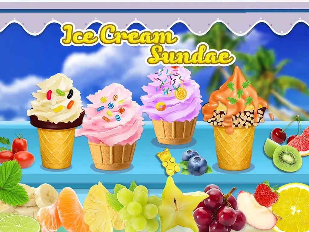 Скриншоты Ice Cream Sundae Maker - Fun Crazy Summer Frozen Ice Cream Games for Kids iPad 