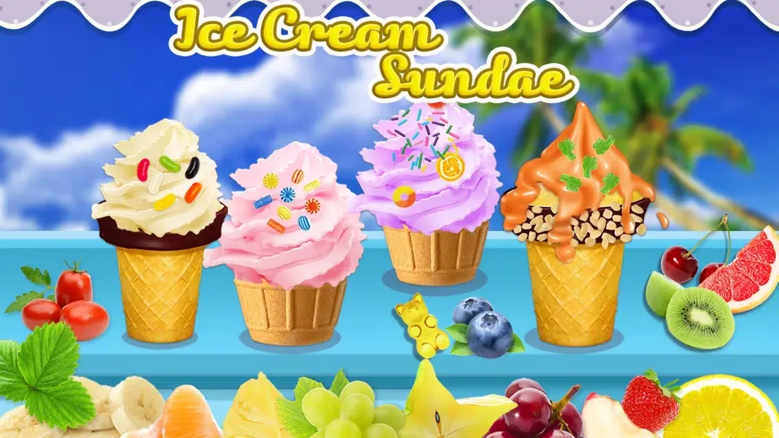 Скриншоты Ice Cream Sundae Maker - Fun Crazy Summer Frozen Ice Cream Games for Kids