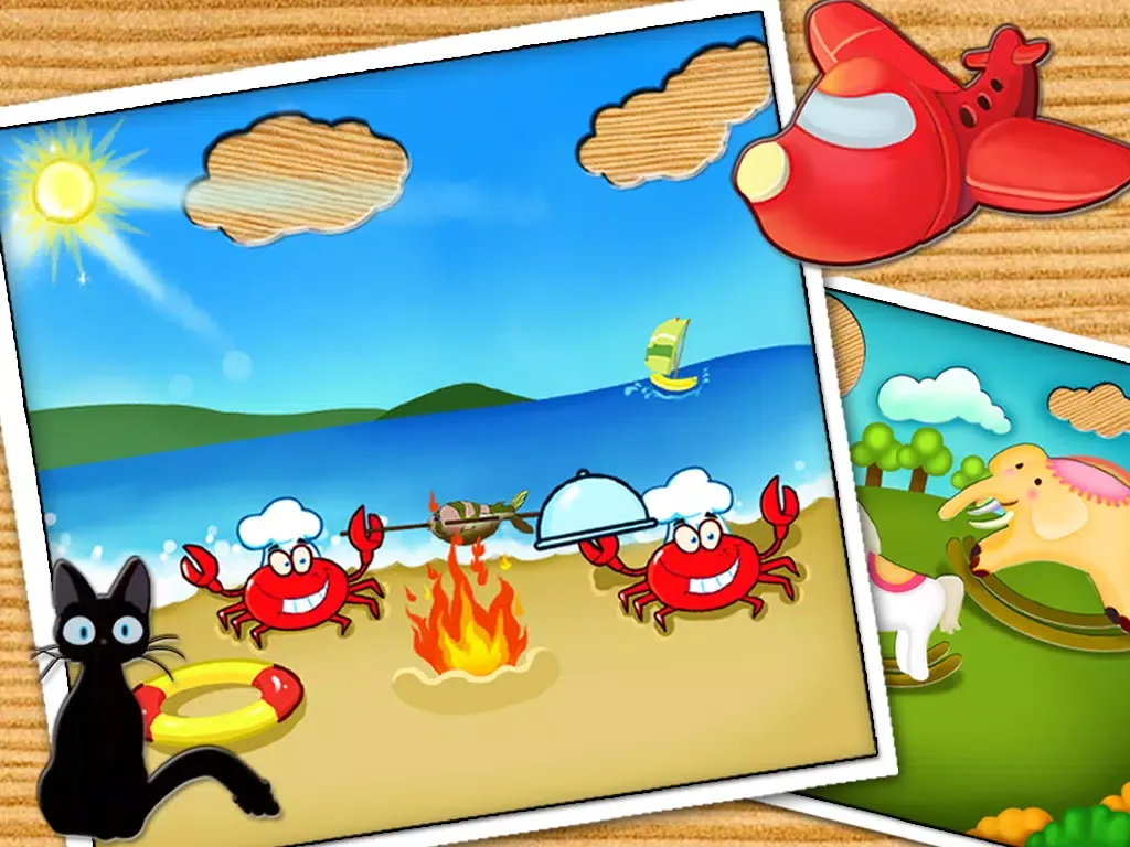 Captures d'écran de Preschool Animal Puzzle - Fun Games for Girls and Boys iPad 