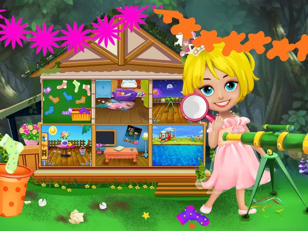 Capturas de tela do Princess Palace Tree House - Fun Kids Outdoor Adventure Games iPad 