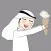 happy muslim man