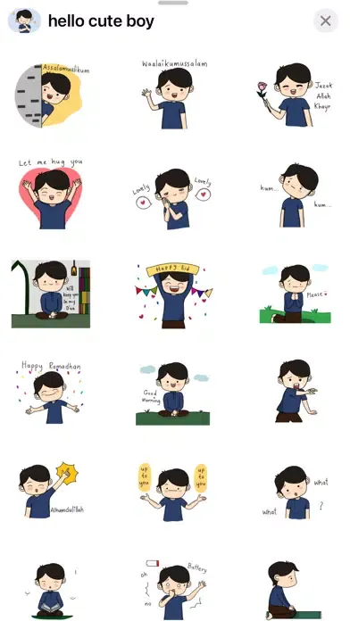 Capturas de pantalla de hello cute boy