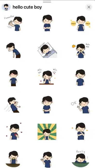 Capturas de pantalla de hello cute boy