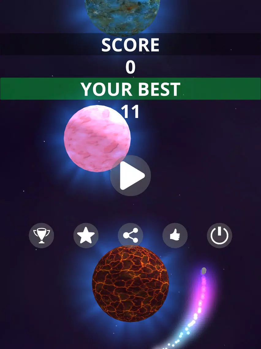 Tangkapan skrin A journey through the galaxy iPad 