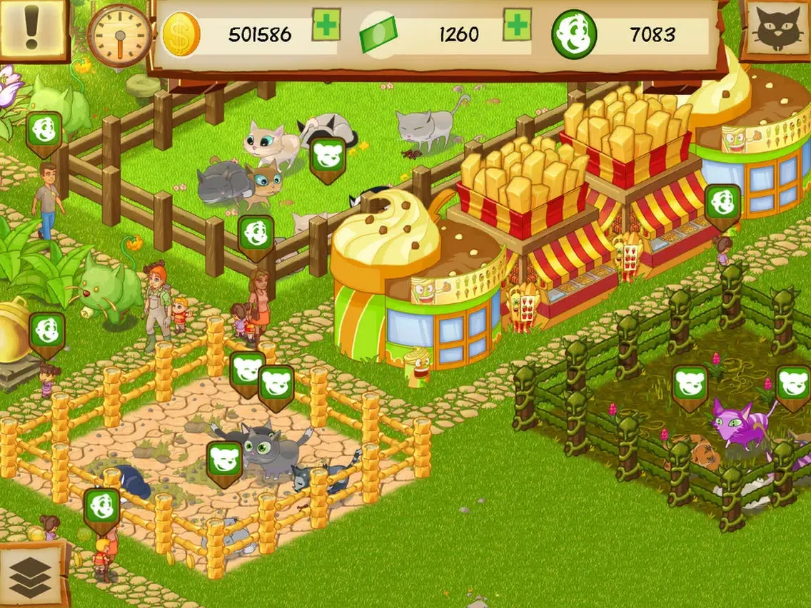 Cat Park Tycoon iPad  سکرین شاٹس