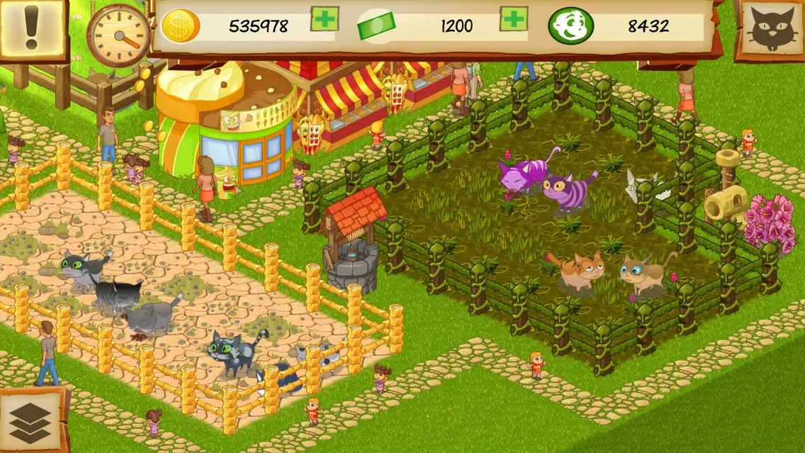 Cat Park Tycoon سکرین شاٹس