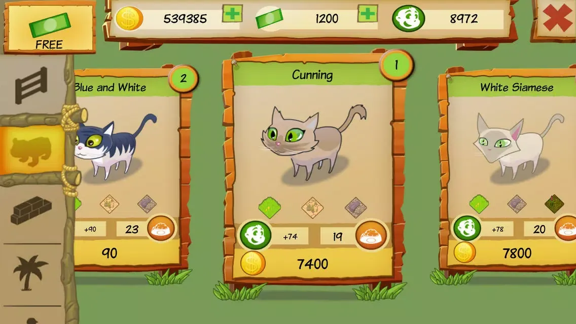 Cat Park Tycoon سکرین شاٹس