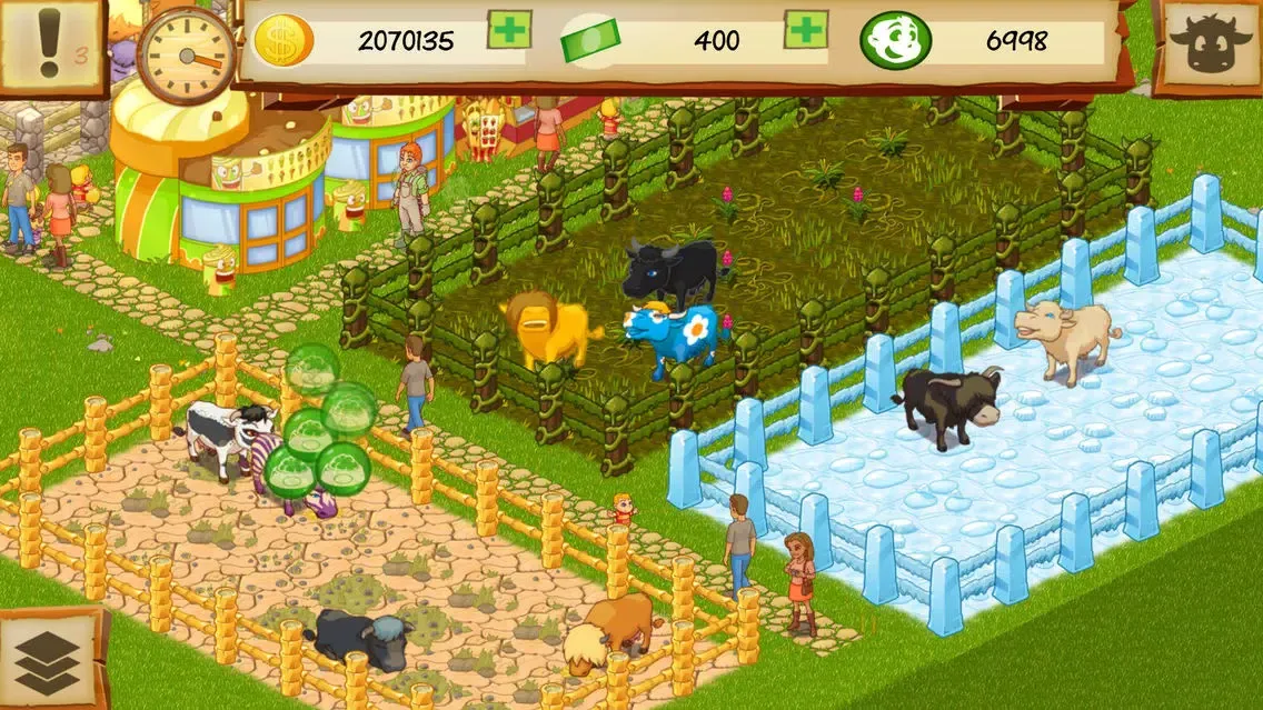 Tangkapan skrin Cow Park Tycoon