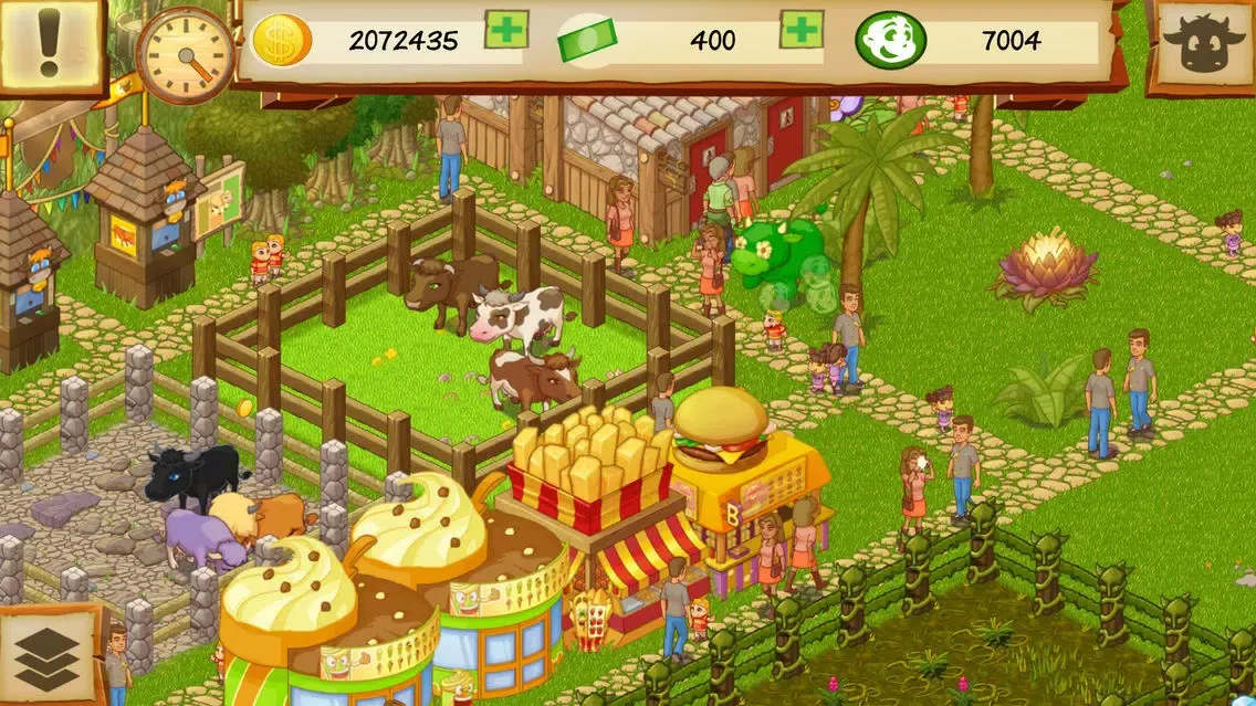 Tangkapan skrin Cow Park Tycoon