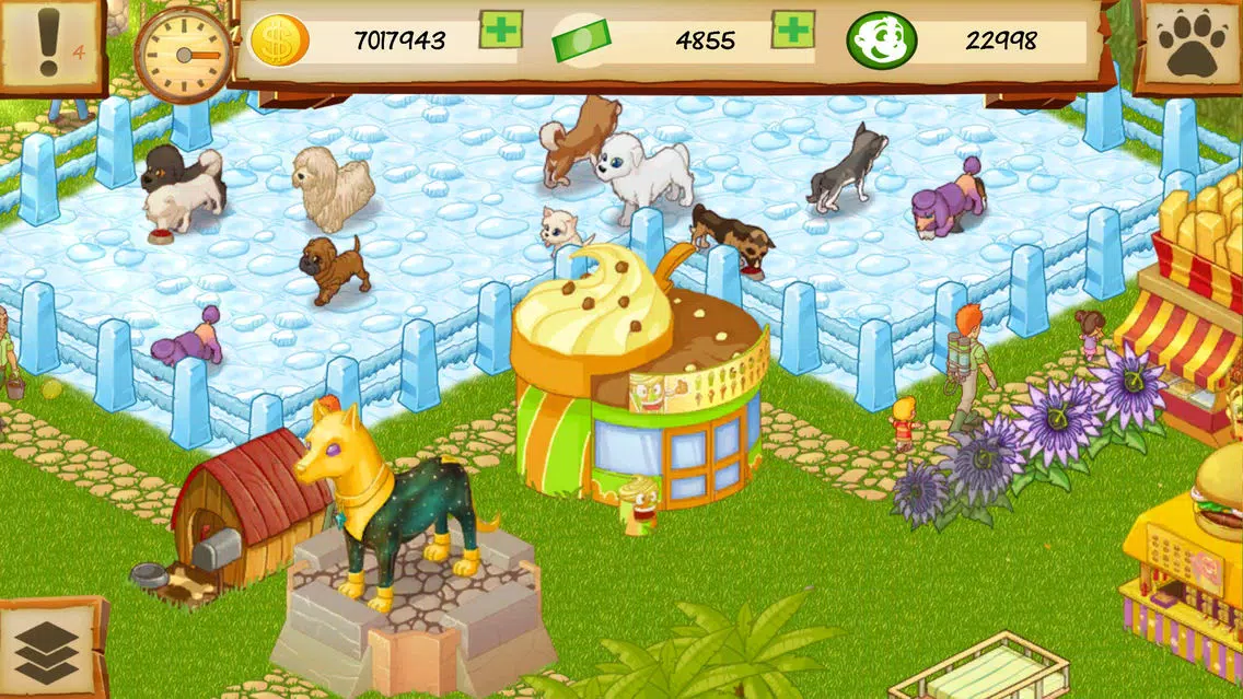 Tangkapan layar Dog Park Tycoon