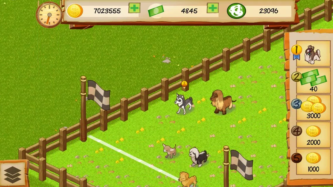 Tangkapan layar Dog Park Tycoon