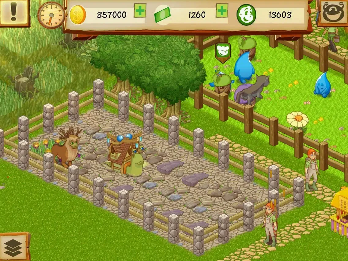 Captures d'écran de Fantasy Park Tycoon iPad 