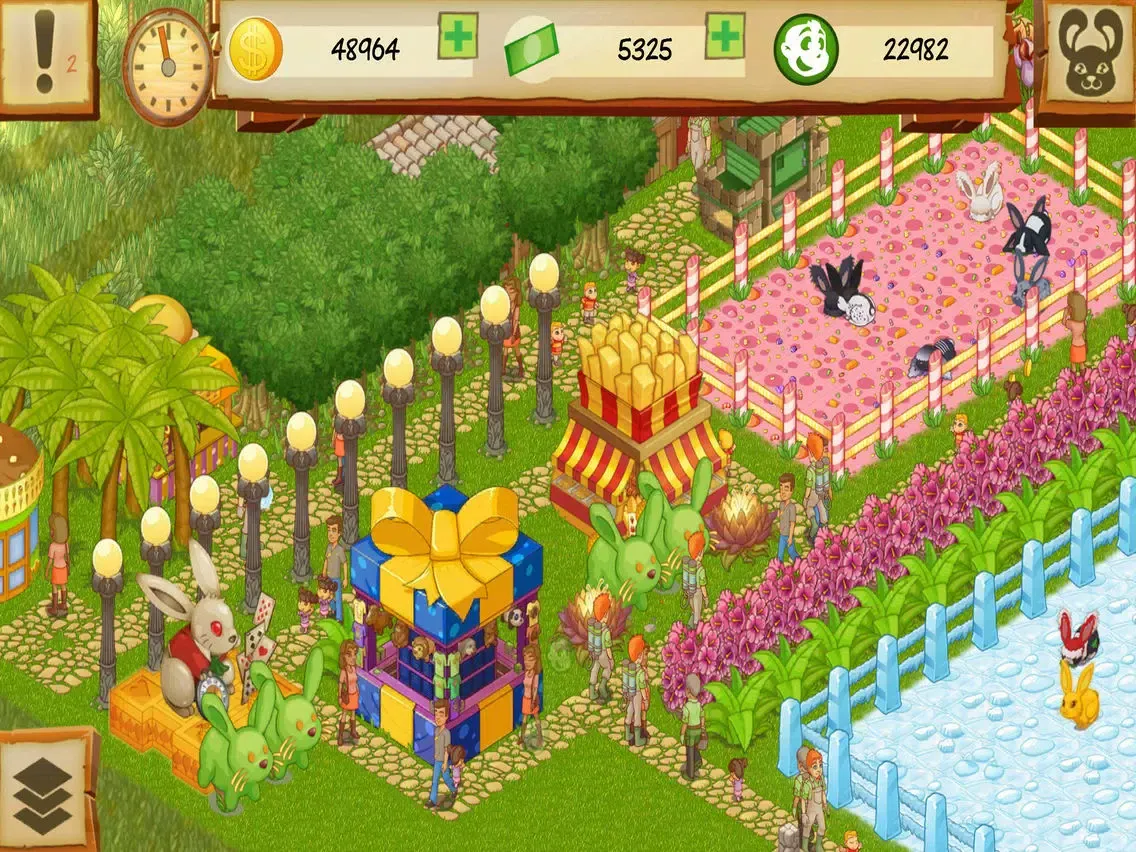 Rabbit Park Tycoon iPad  स्क्रीनशॉट
