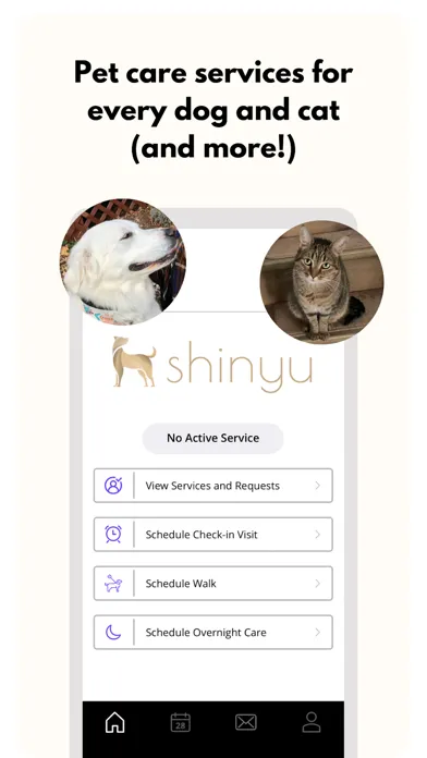 Shinyu – Pet Sitters & Walkers应用截图