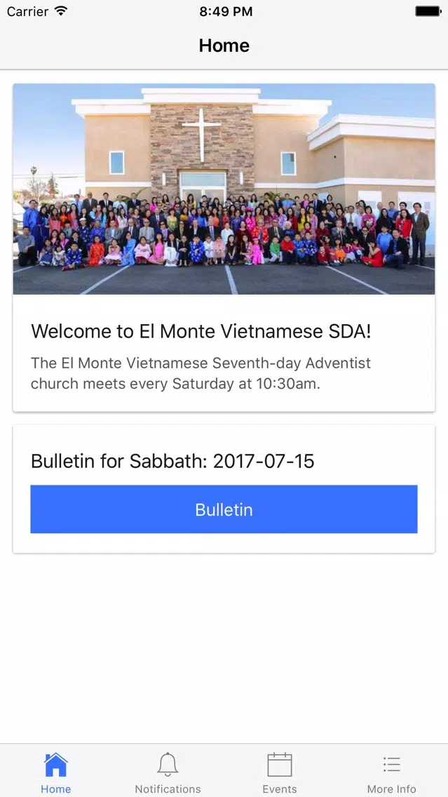 SDA Bulletin سکرین شاٹس