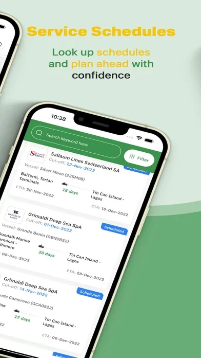 Ảnh chụp màn hình của Lagos RORO