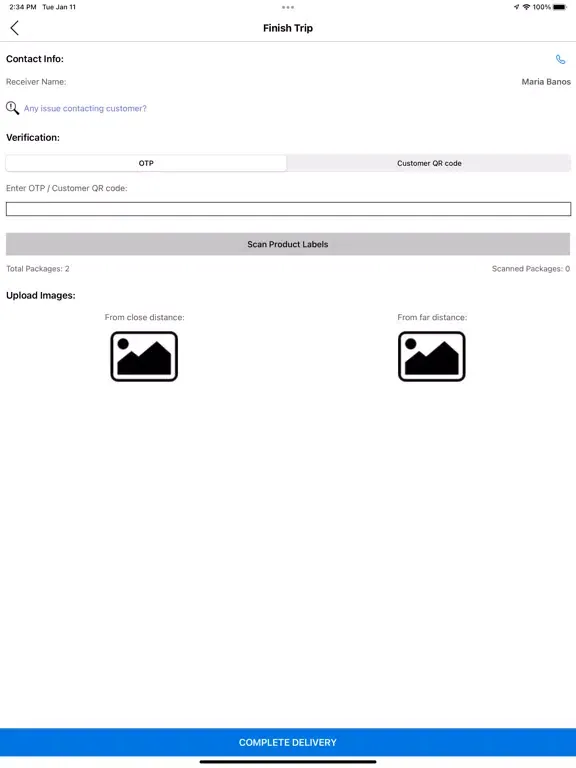 Captures d'écran de ShipNow TMS - Delivery Driver iPad 