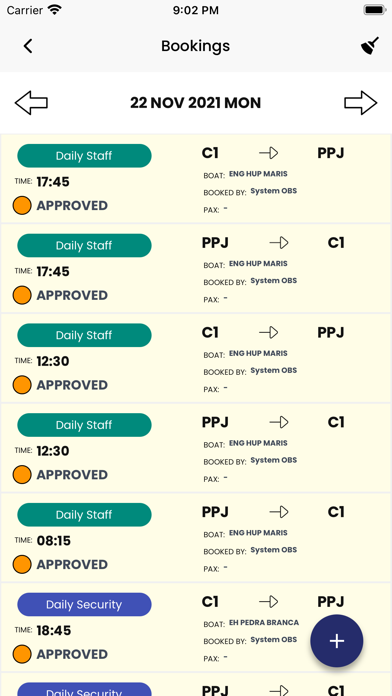 Screenshot di EHS Chartering