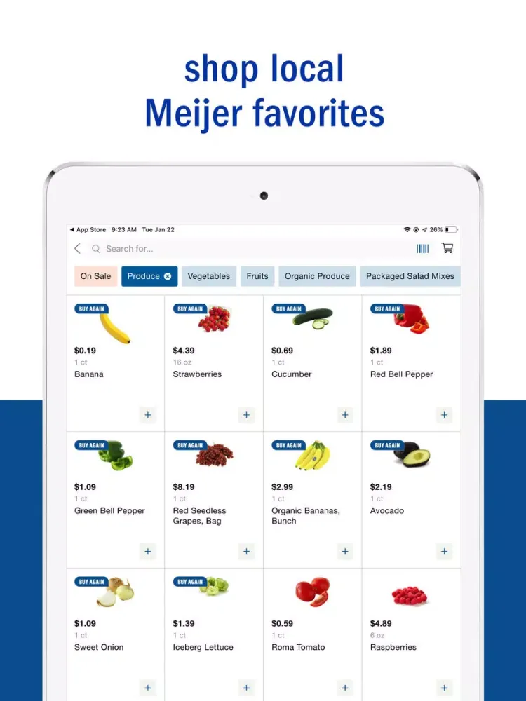 shopmeijer iPad  Screenshots