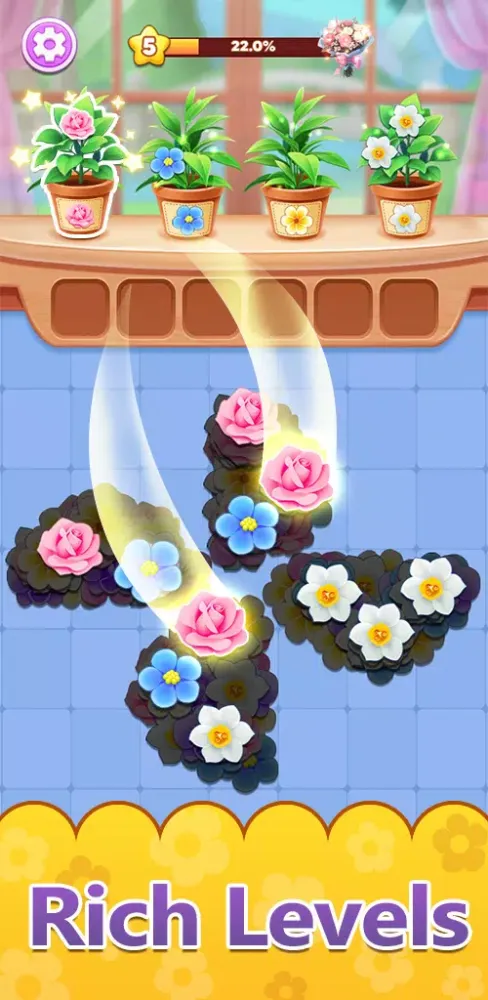 Flower Match Puzzle स्क्रीनशॉट