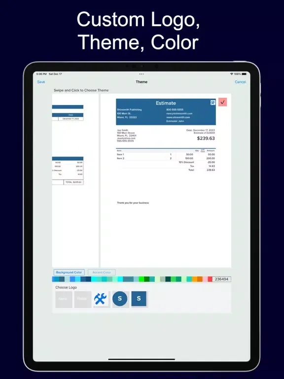 Estimate Maker iPad  Ekran Görüntüleri