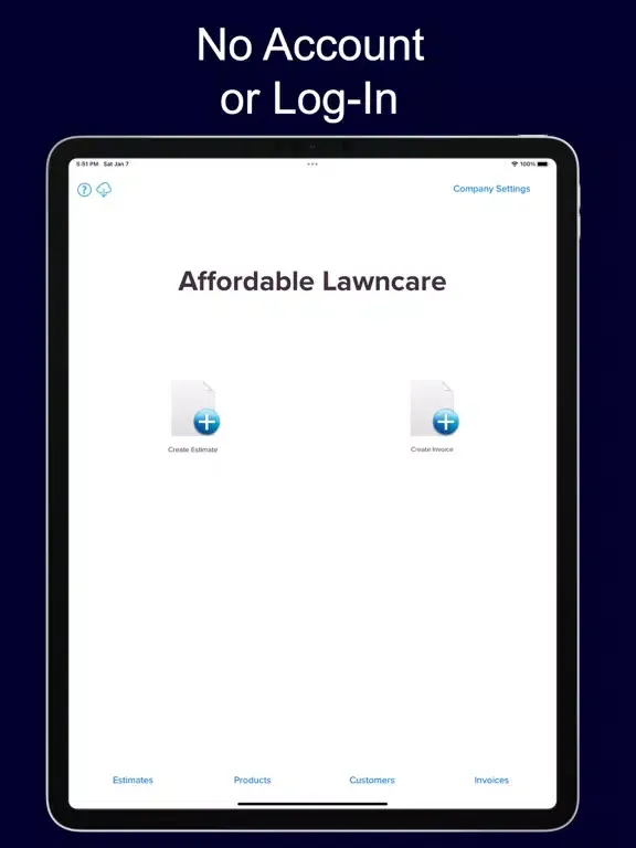 تصاویر Invoice Max iPad 