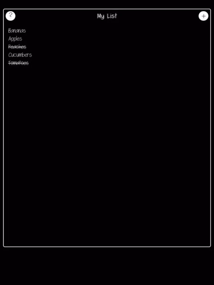 My-List Pro iPad  Screenshots
