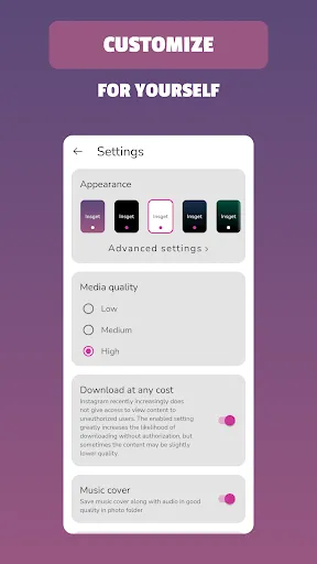 Insget - Instagram Downloader Screenshots