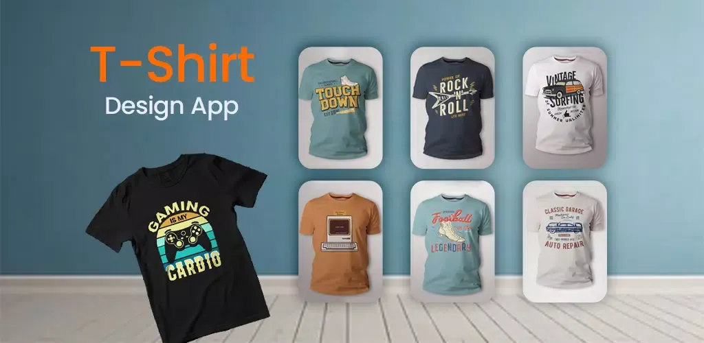 Capturas de pantalla de T Shirt Design - T Shirts Art