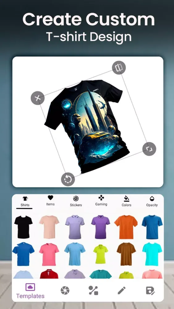 Capturas de pantalla de T Shirt Design - T Shirts Art