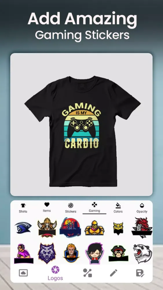 Capturas de pantalla de T Shirt Design - T Shirts Art