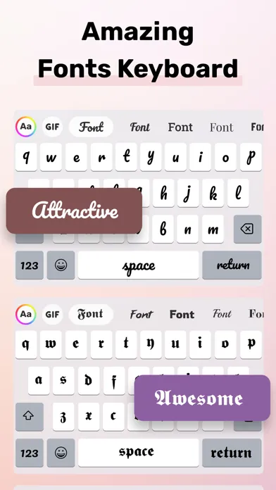 Emoji keyboard - Themes, Fonts スクリーンショット