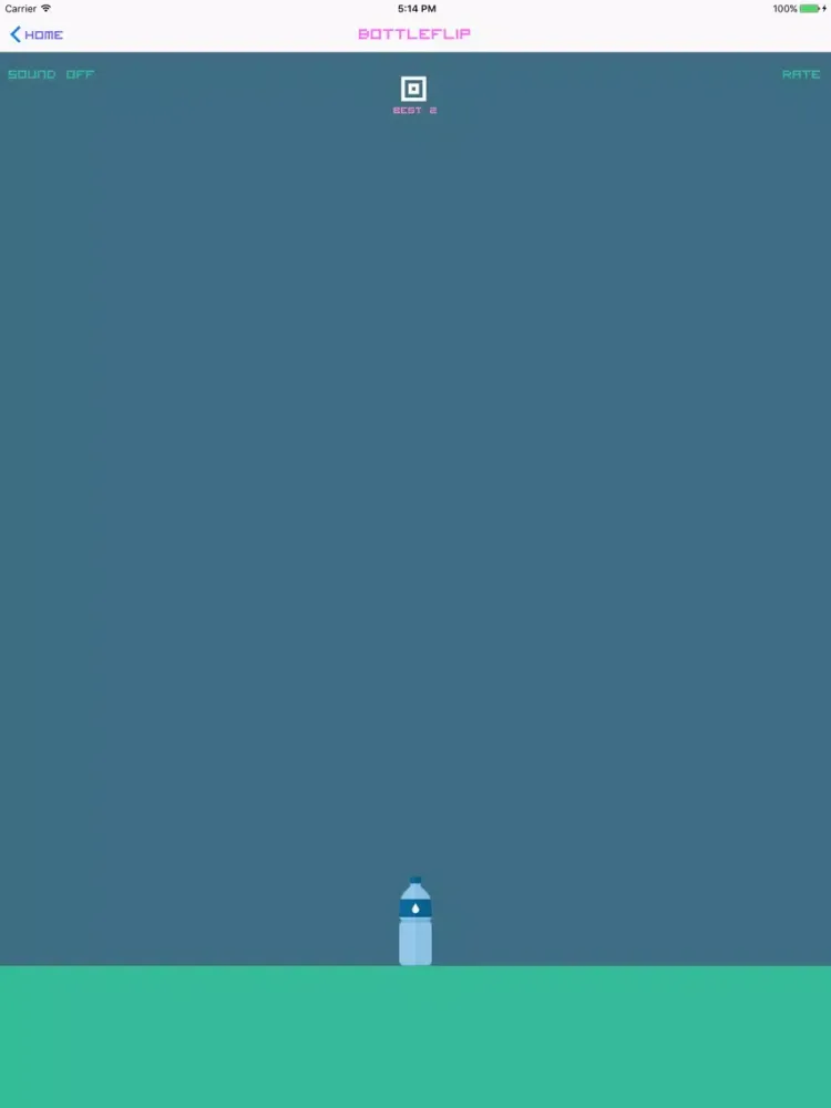 Zrzuty ekranu Bottle Flip 2k16. iPad 
