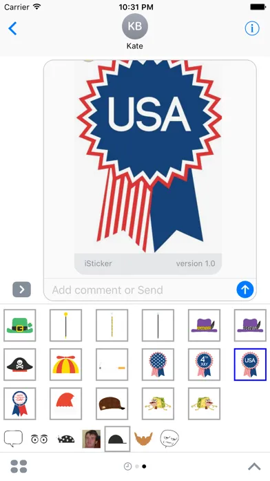 iSticker for iMessage स्क्रीनशॉट
