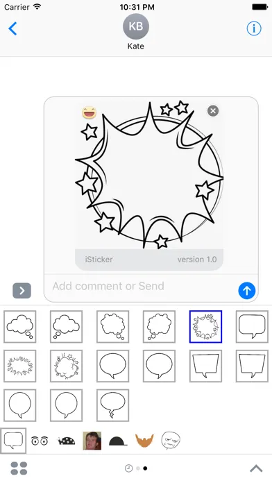 iSticker for iMessage स्क्रीनशॉट