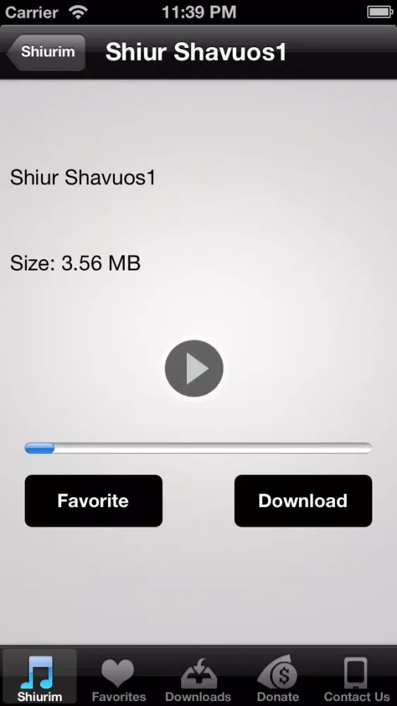 Shiurim 스크린샷