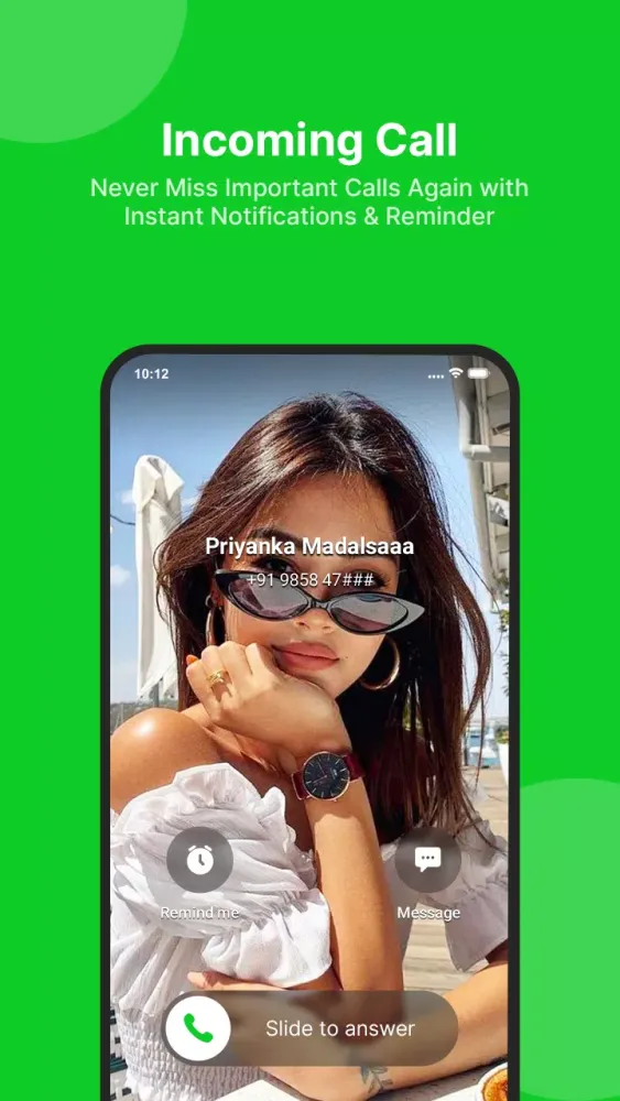 ภาพหน้าจอของ Contact - Phone Dialer