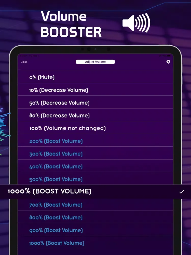 Max Volume Booster iPad  Screenshots