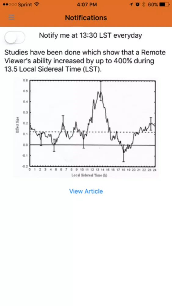 Sidereal Time App سکرین شاٹس