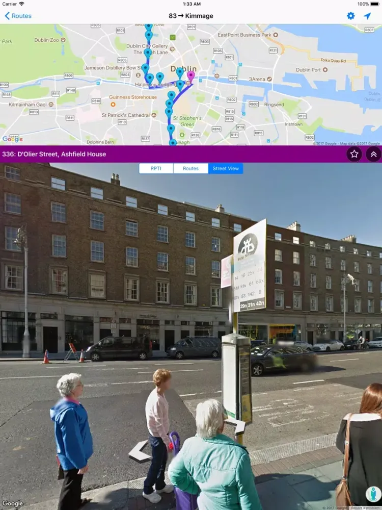 Dublin Bus Timetables iPad  スクリーンショット