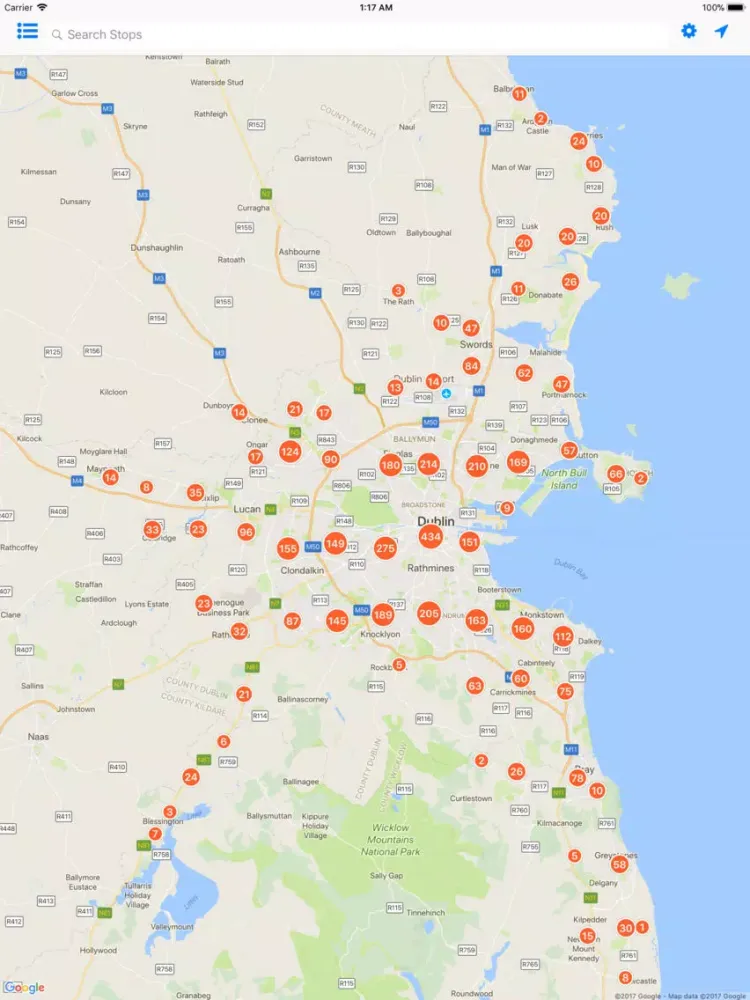 Dublin Bus Timetables iPad  スクリーンショット
