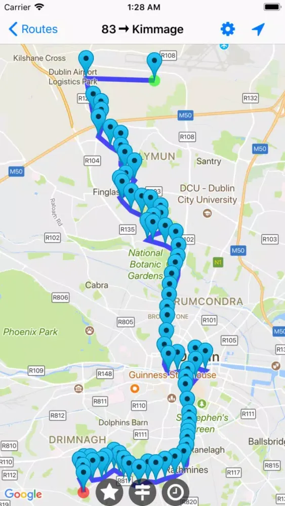 Dublin Bus Timetables スクリーンショット