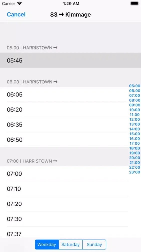 Dublin Bus Timetables スクリーンショット