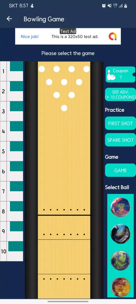 Bowling Score Screenshots