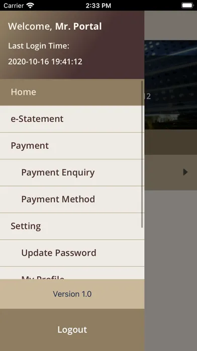 Zrzuty ekranu SHKP Tenant Portal