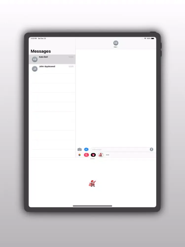 Capturas de pantalla de Christmas Sticker For iMessage iPad 