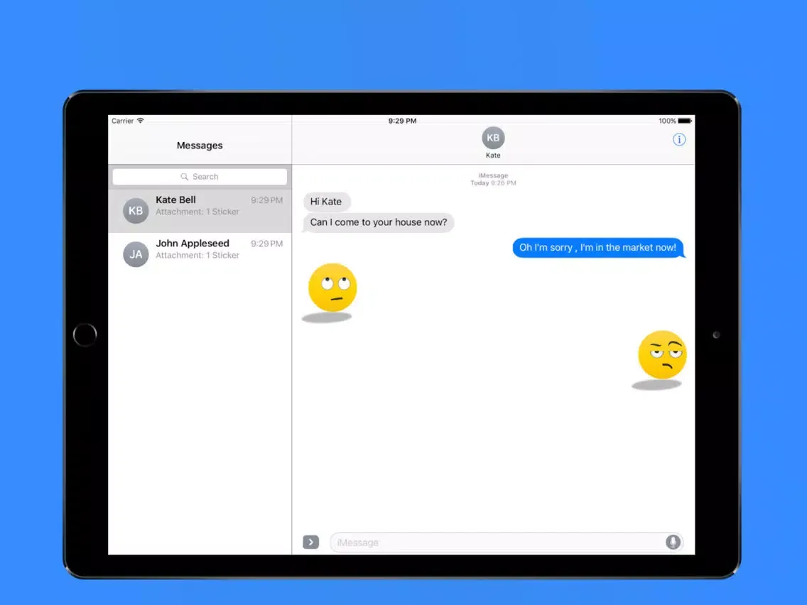 Emojis Sticker iPad  स्क्रीनशॉट
