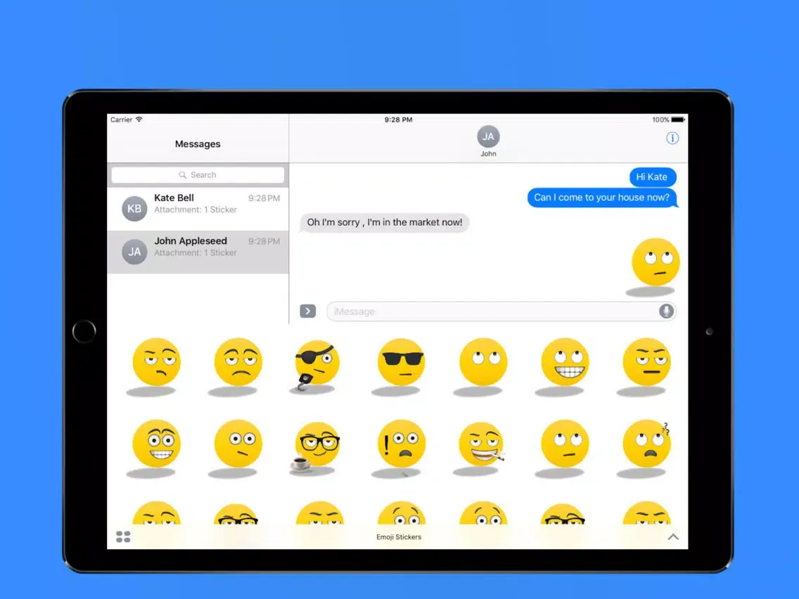 Emojis Sticker iPad  स्क्रीनशॉट
