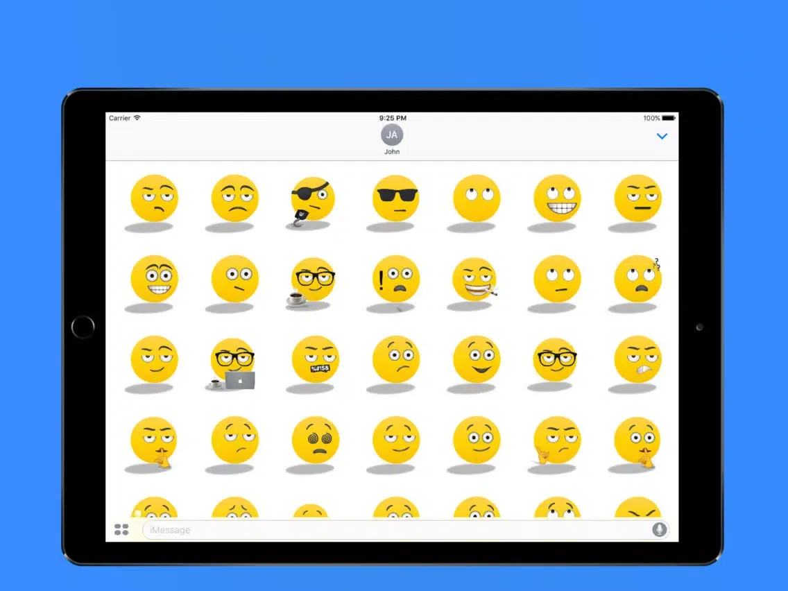 Emojis Sticker iPad  स्क्रीनशॉट